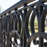 wrought iron gate